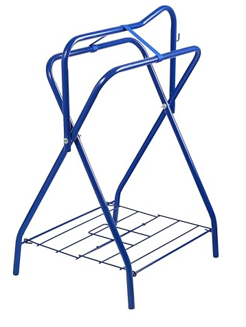 Tackmore Freestanding Saddle Rack Accommodates English Western Saddles Lightweight Foldable Space Saving Saddle Stand