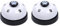 KPSRFG 2Pcs Dog Bells Toilet Training, Dog Bell, Dog Doorbell, Dog Buttons, Dog Bells, Interactive Educational Toys Dog Toilet Training Bell Dog Door Bell Communication Device for Pets (White)