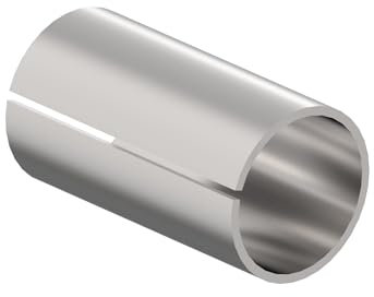 Pieza de unión para tubo redondo de 42,4 mm de diámetro, acero inoxidable V2A, conector de conexión, tubo de acero inoxidable, pasamanos de balcón, barandilla de escaleras, barandilla AISI 304