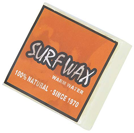 Ausla Surfwachs, Leichtes und Rutschfestes Surfbrettwachs für Besseren Halt, Geeignet für Skimboards und Skateboards, Ideal für den Einsatz in Warmem und Kaltem Wasser (ORANGE)