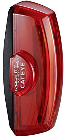 CATEYE Rapid X2G Kinetic TL-LD710GK Rücklicht, schwarz/Rot, One Size