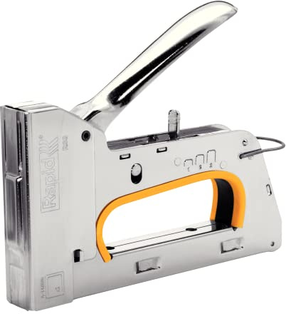 Rapid, Agrafeuse manuelle PRO R33 pour Agrafes N ° 13, Poignée ergonomique, Réglage de la Puissance à 3 Gouttes, Gâchette Portable, Fabriqué en Suède