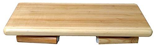 VANLAMP Meditationsbank Klappbar Reise, Meditation Hocker Yoga Hocker mit rutschfest Pad Holz Gebetsbank Kniehocker für Gebets Denken 41 x 18 x 15 cm