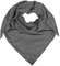 Zwillingsherz Dreieckstuch Stola Schal aus 100% Kaschmir für Damen - Hochwertiges Cashmere Halstuch im Uni Design - Umschlagtuch - Damenschal für Frühling Herbst Winter - mgrau