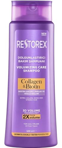 Restorex Aufpolsterung Pflegeshampoo für voluminöses Haar 500ml