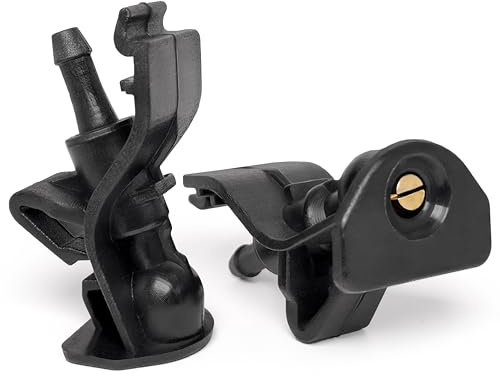 Lot de 2 buses de pulvérisation pour lave-glace avant Ford Explorer MK5 2011-2018, Ford Mustang 2010-2014 compatible avec OEM # 1L2Z-17603-BA, 1L2Z17603BA