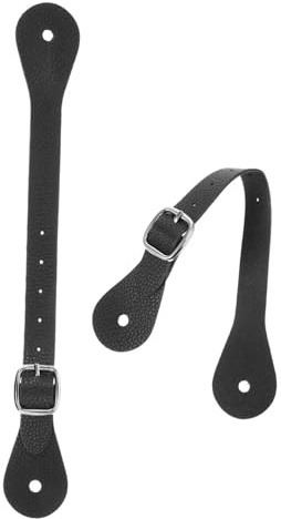 BESPORTBLE 2pcs Equestrian Spur Straps Riding for Men Cowboy Accessories Full Grain Western Belt Straps