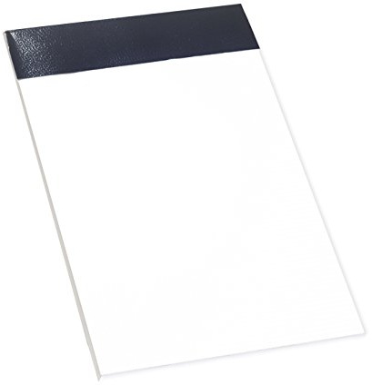 Enri, Bloc de Notas Pequeño Grapado Sin Tapa, Formato A7 (10,5 x 7,4 cm), 80 Hojas Lisas Microperforadas, Pack 10 Libretas
