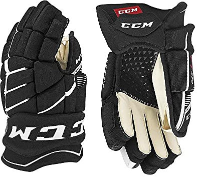 CCM Jetspeed FT370 Handschuhe Junior, Größe:11 Zoll, Farbe:Schwarz/weiß