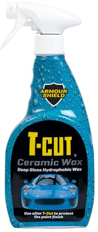 T-Cut Ceramic Wax 500 ml - Protection, Deep Gloss Enhancement, Silky Smooth Finish - Versatile Solution for Paintwork, Wheels, Rubber and Plastic Trim