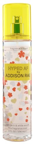 Addison Rae Fragrance Hyped - Fragrance Mist for Women - Woody Citrus Scent - Opens with Mandarin and Blood Orange - Vegan, Cruelty Free - 236 oz