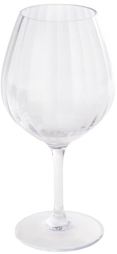 APS 10542 Bicchiere da vino rosso in plastica Tritan trasparente, Ø 10,5 cm, altezza 21 cm, 600 ml