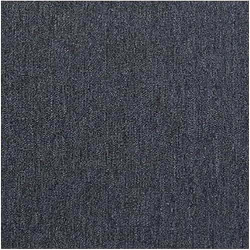 20 x Carpet Tiles 5 SQM Heavy for Bedroom Living Room Office Premium Flooring Rugs Floor Tile Hardwearing Anti-Slip Floor Covering, Bitumen Backed 2024 New (Black)