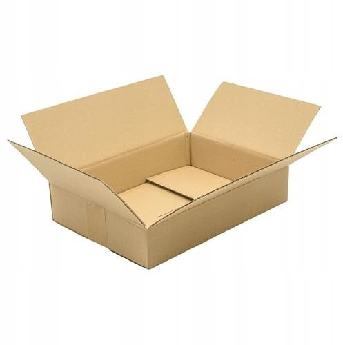 DHL litet paket kartong 350 x 250 x 80 mm brun, fraktkartong, varor, litet paket, paket (60)