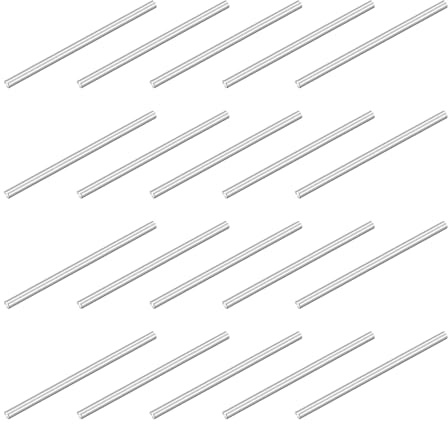 QUARKZMAN 80pz Spina Centraggio Perni 304 Acciaio Inossidabile M1 x 20mm Cilindrica Perno Supporto Mensole Perno Parallelo per Produzione Meccanica Industria Installazione Mobili, Argento
