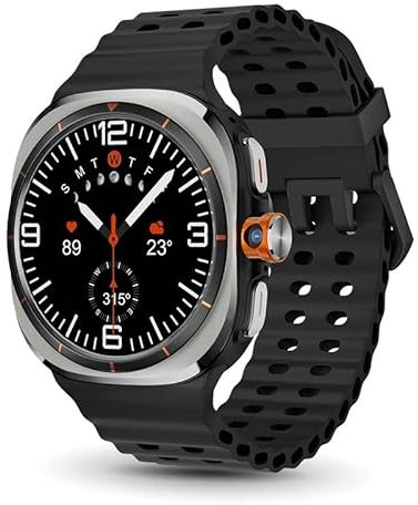 U8 Ultra Smart Watch Android OS 4G/5G con tarjeta SIM GPS WiFi Cámara Giratoria Llamadas Mundiales Almacenamiento 128GB Pantalla Amoled Negro