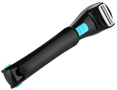 Healvian Elektrischer Rückenrasierer Kabellos Schmerzfrei Kompakt Sicher Für Herren Haarentfernung Do-it-yourself Rückenhaarschneider Für Glatte Haut Reisen Schwarz