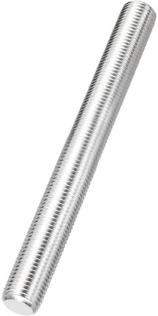 QUARKZMAN Barra Filettata Completa, M14 x Passo 1.5 mm 304 Acciaio Inossidabile Filettatura Fine Destrorsa Perni, 100 mm/4 Lunghezza Barre Filettate Elementi Fissaggio Per Ancore Bulloni