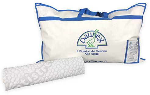 GUANCIALE PIUMA PIUMINO OCA ISSIMO DAUNEX CON FEDERA TEXFAMILY MASSAGGIANTE