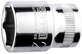 RS PRO 1/2 Inch Hexagonal Socket Spanner Insert SW 24 mm x 42 mm
