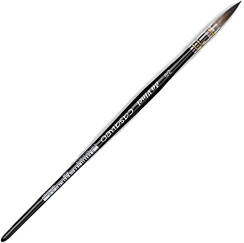 da Vinci, CASANEO, Verwaschpinsel, Aquarellpinsel, Synthetikfasern, Künstlerpinsel, Aquarellmalerei, flüssige Acrylfarben, Made in Germany, Rund, Größe -2