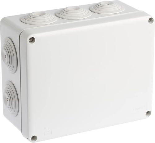 EUR'OHM Boite de dérivation étanche avec traitement anti-UV renforcé - IP55 - SUM'OHM 170X140X70-10 entrées - Câble gaine et connectique