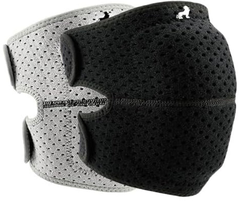 FRANYMAR Genouillères de Protection, Épaisse Genouillere pour Jardinage, Travaux (Noir)