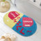 Ubaywey Chill Pill Teppich Microfiber Badezimmerteppich Bunt Ausgefallene Teppich rutschfest Beflockt Bodenteppich Kinder Schlafzimmer für Badezimmerdekoration