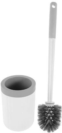 Cabilock Cepillo de Baño con Mango para RV de Cepillos de Limpieza con Soporte para Pared para Fregar Inodoros y Pisos Baño Hogar Hotel