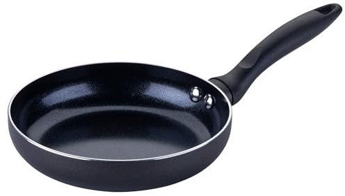FACKELMANN Mini padella Essential Highrise Ø 14 cm – ideale per piccoli piatti, resistente al forno, con rivestimento antiaderente in ceramica, colore nero