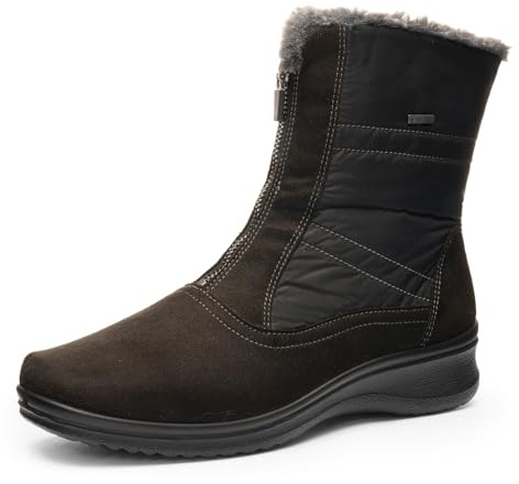 ARA Damen München Textil, Schwarz Graphit, 43 EU