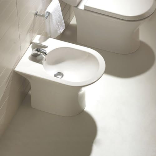 SANITANA S100741349 NEXO Bidé Pie Abierto 57 Blanco Sin Tapa