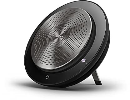 Jabra Speak 750 Speaker Phone - Microsoft Teams Certified Portable Conference Speaker with Bluetooth Adapter and USB - Connect with Laptops, Smartphones and Tablets
