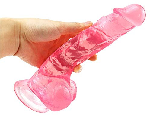 Yrrddxxoo perfekt für Frauen und Anfänger, vollständig wasserdicht, 19 cm, echtes Gefühl, riesige Größe, Sicherheit M, ssāgěr für tragbares Spielzeug Yrrddxxoo (Farbe: Pink)