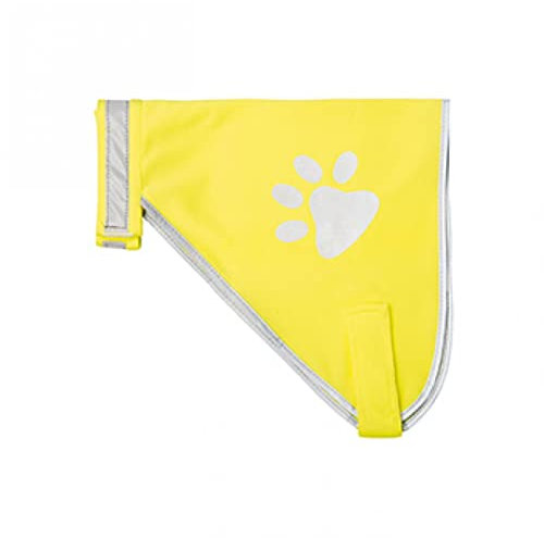 Hundewarnweste in Größe M - Reflexweste für Hunde mit Klettverschluss am Hals und am Bauch, damit Ihr liebster Vierbeiner bei schlechten Sichtverhältnissen sofort gesehen Wird