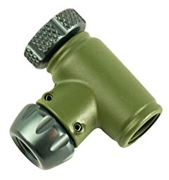 SILCA EOLO IV Co2-Regler | Kompaktes Design mit Drehschrauben-Steuerventil | Universelle CO2-Gewindekartusche kompatibel | Nur CO2-Reglerkopf – Grün/Grau