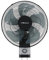 Belaco Wall Fan 16 Inch Wall Mounted 3 Speed Mode Oscillation Fan Tilt Head Easy Install High Airflow 55w Cooler for Summer, Black/Silver