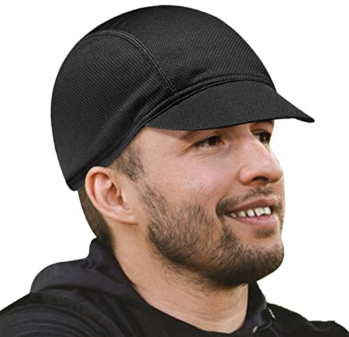 Cappelli per mountain | Cappellino da bicicletta traspirante con bordo visiera assorbono sudore, berretto da trekking per pesca, corsa all'aperto