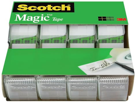 Scotch® Magic™ Klebebandabroller, 1,9 x 2,159 cm, 4 Rollen