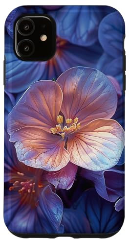 iPhone 11 Bergenia Flower Pattern Graphic Case