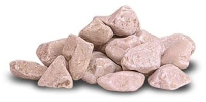 World PLANTIL Piedra mármol Canto rodado Color Rosa, Piedra Decorativa para Jardin, Espacios Exteriores y Intriores/Paisajismo, Jardineras y Macetas/Terrazas y Patios/ 100% Natural (12/24 mm 20 kg)