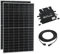 pro.tec Balkonkraftwerk Brusson 860 W Komplettset mit 2x430W N-Topcon-Technologie Solaranlage mit Wechselrichter mit App und WIFI Solarmodulen 10m Kabel Photovoltaik Plug+Play