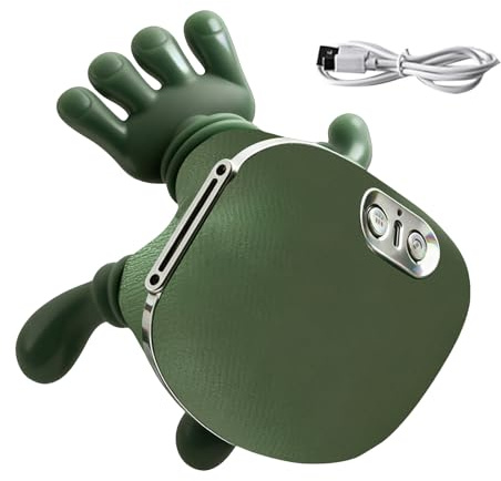 Mano Masajeadora Cuello, Masajeador De Cuello Inalámbrico Con Calor De 2 Modos,Para Casa Viaje Rutina Diaria Estudio Viaje Largo Fin De Semana Vacaciones