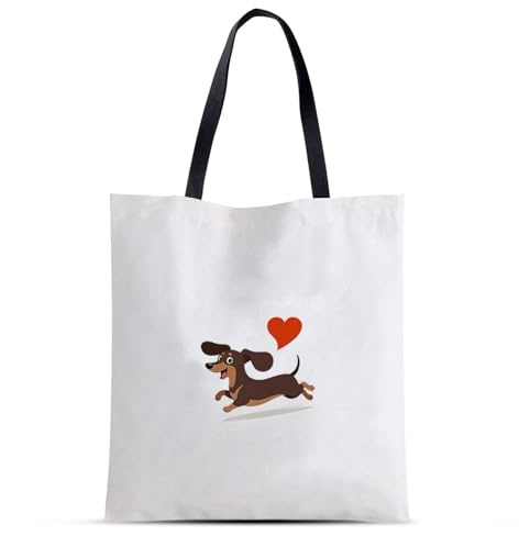 Fzyisw Tax Present Kasseväska, Dam Bärväska med taxmotiv, 40x35 cm, Återanvändbar tygväska för vardag, shopping och resa, tax totebag