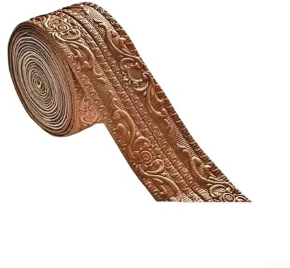 Moldura de espuma flexible para corona, borde de papel tapiz autoadhesivo para paredes, armarios y espejos, línea de esquina decorativa de PVC impermeable, 1000 x 11 cm (D)