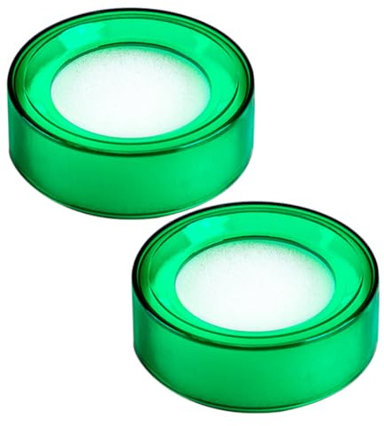 MAGICLULU 2 Pièces Humidificateur de Doigts Outil Rapide et Facile à Nettoyer en Plastique Éponge Verte Comptage d'argenté en Banque Manipulation de Papier