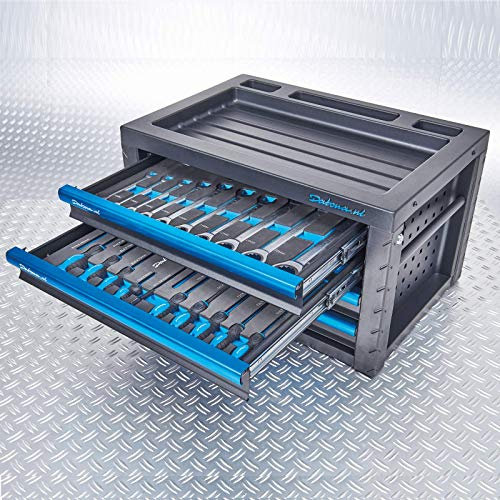 Bestückte Werkzeugkiste Black-Line 37-teilig mit 4 Schubladen