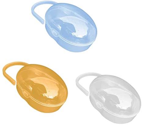 Boîtier de sucette Babe Boîte de tétine à poussière de poussière BPA BPA Soother Bould Case Baby Supplies 3pcs Soother Pods