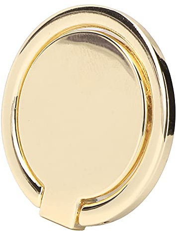 Vikye Soporte para Anillo de Teléfono, Soporte para Teléfono con Rotación de 360° de Metal, Agarre para Anillo de Dedo para Teléfono Móvil Apto para Soporte Magnético para(Color Dorado de Lujo.)