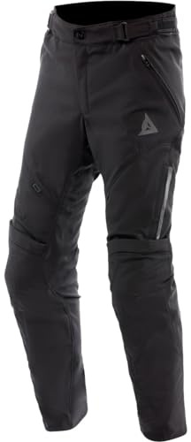 Dainese - Drake 2 Air Tex Pants, Stoff-Motorradhose, Stretch, mit Protektoren, Mann, Schwarz/Schwarz, 46